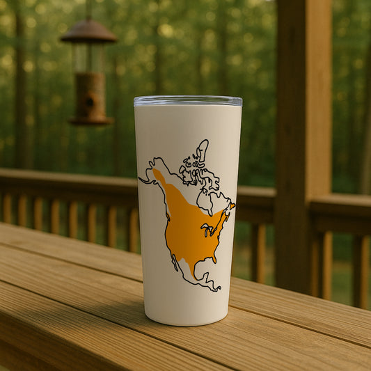 American Kestrel (Falco sparverius) Range Map Tumbler