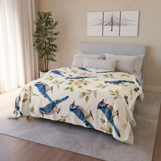 Blue Jay Cottage Throw