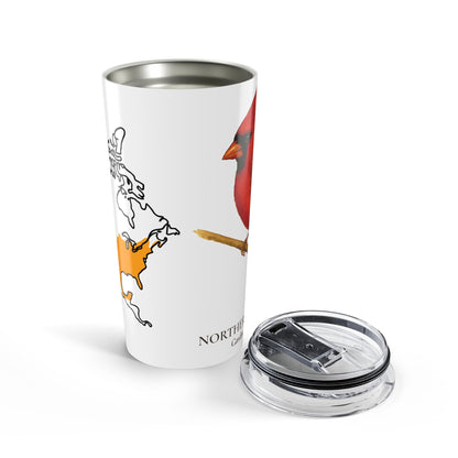 Cardinal Range Map Tumbler