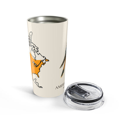 American Kestrel (Falco sparverius) Range Map Tumbler
