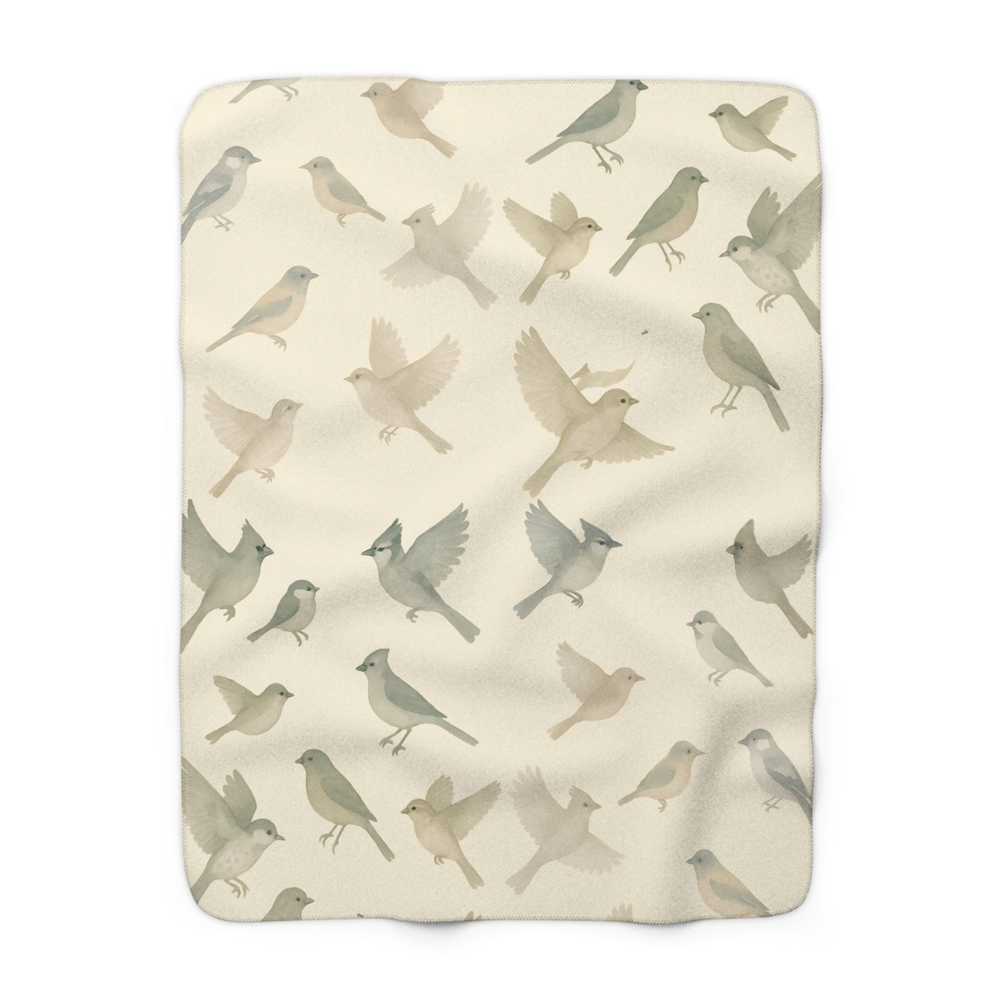 Meadow Flight Fleece Sherpa Blanket