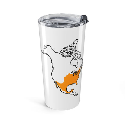 Cardinal Range Map Tumbler