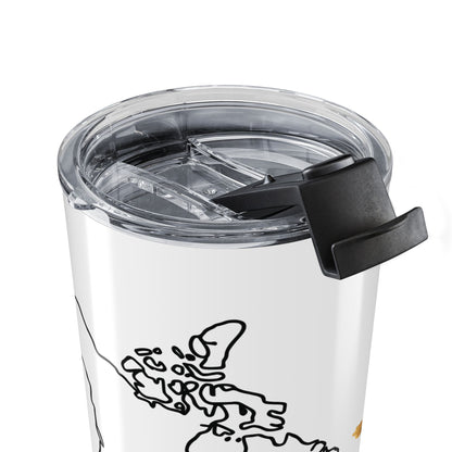 Cardinal Range Map Tumbler
