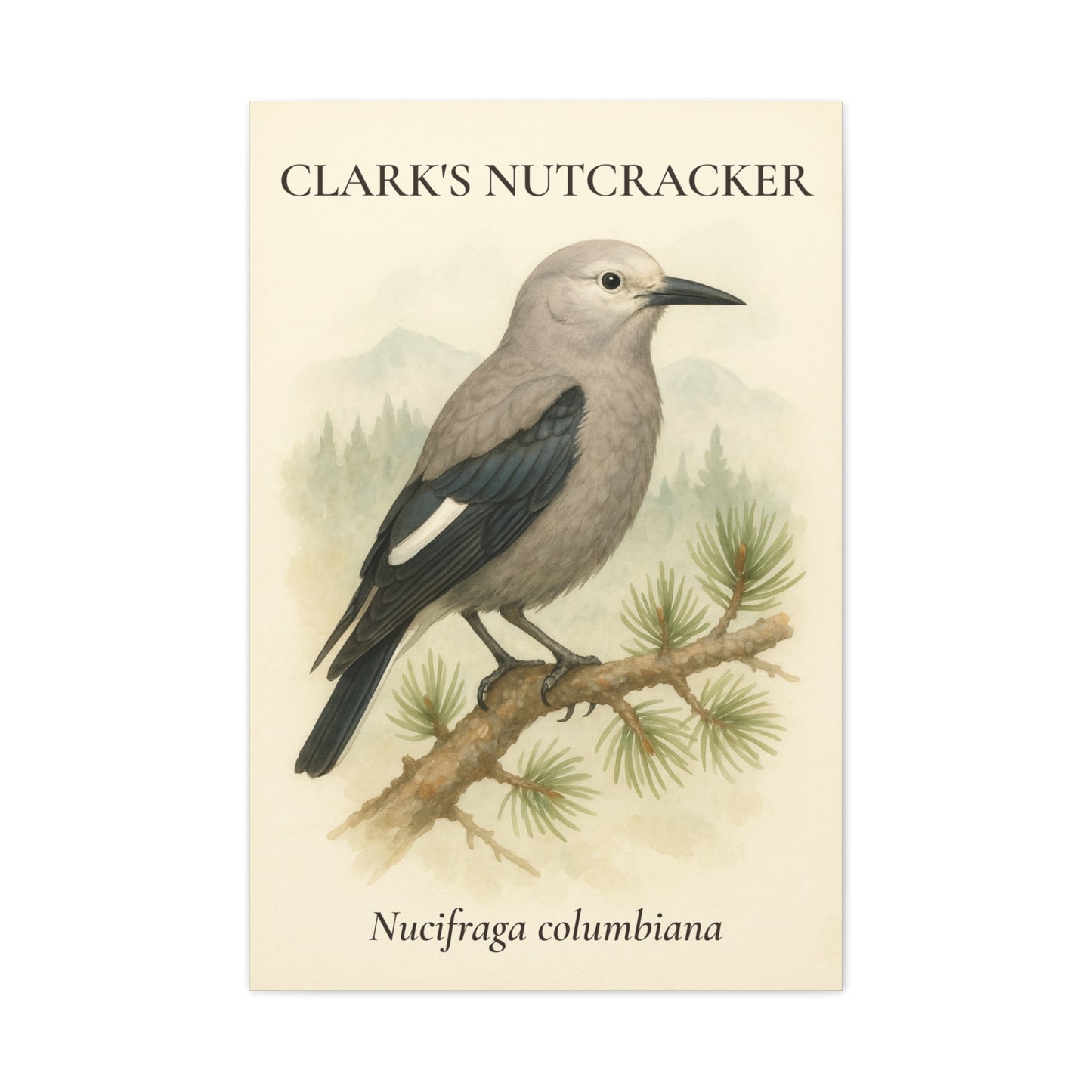 Rustic Pine Clark's Nutcracker Canvas