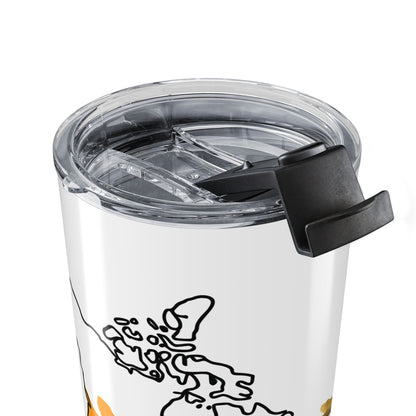 American Goldfinch Range Map Tumbler