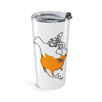 American Goldfinch Range Map Tumbler
