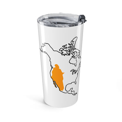 Red-Naped Sap Sucker Range Map Tumbler