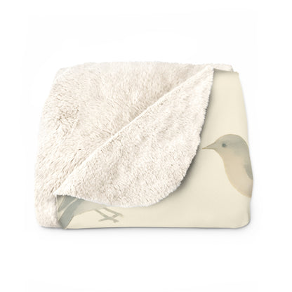 Meadow Flight Fleece Sherpa Blanket