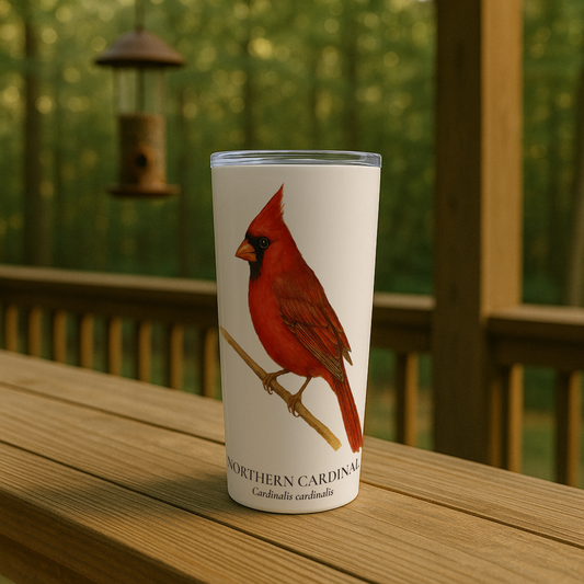 Cardinal Range Map Tumbler
