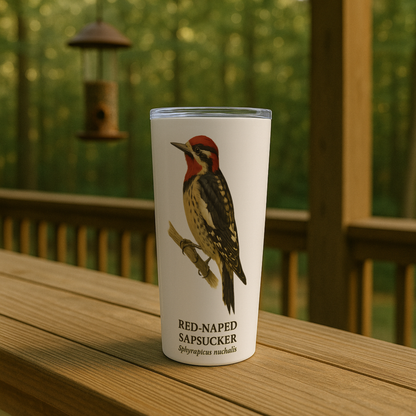 Red-Naped Sap Sucker Range Map Tumbler