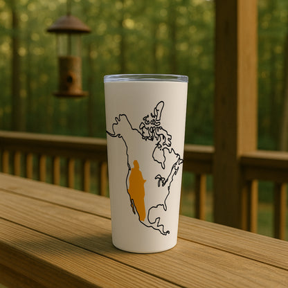 Red-Naped Sap Sucker Range Map Tumbler